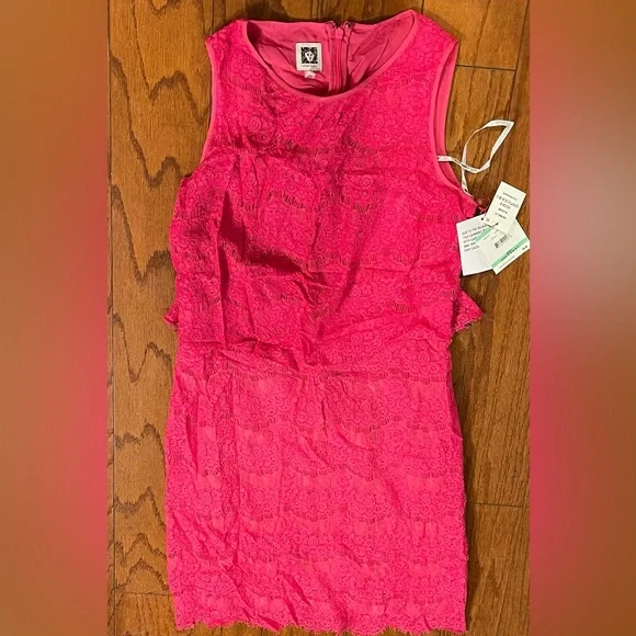 Anne Klein | Dresses | Anne Klein Hot Pink Lace Sleeveless Dress | Poshmark Anne Klein | Dresses | Anne Klein Hot Pink Lace Sleeveless Dress | Poshmark